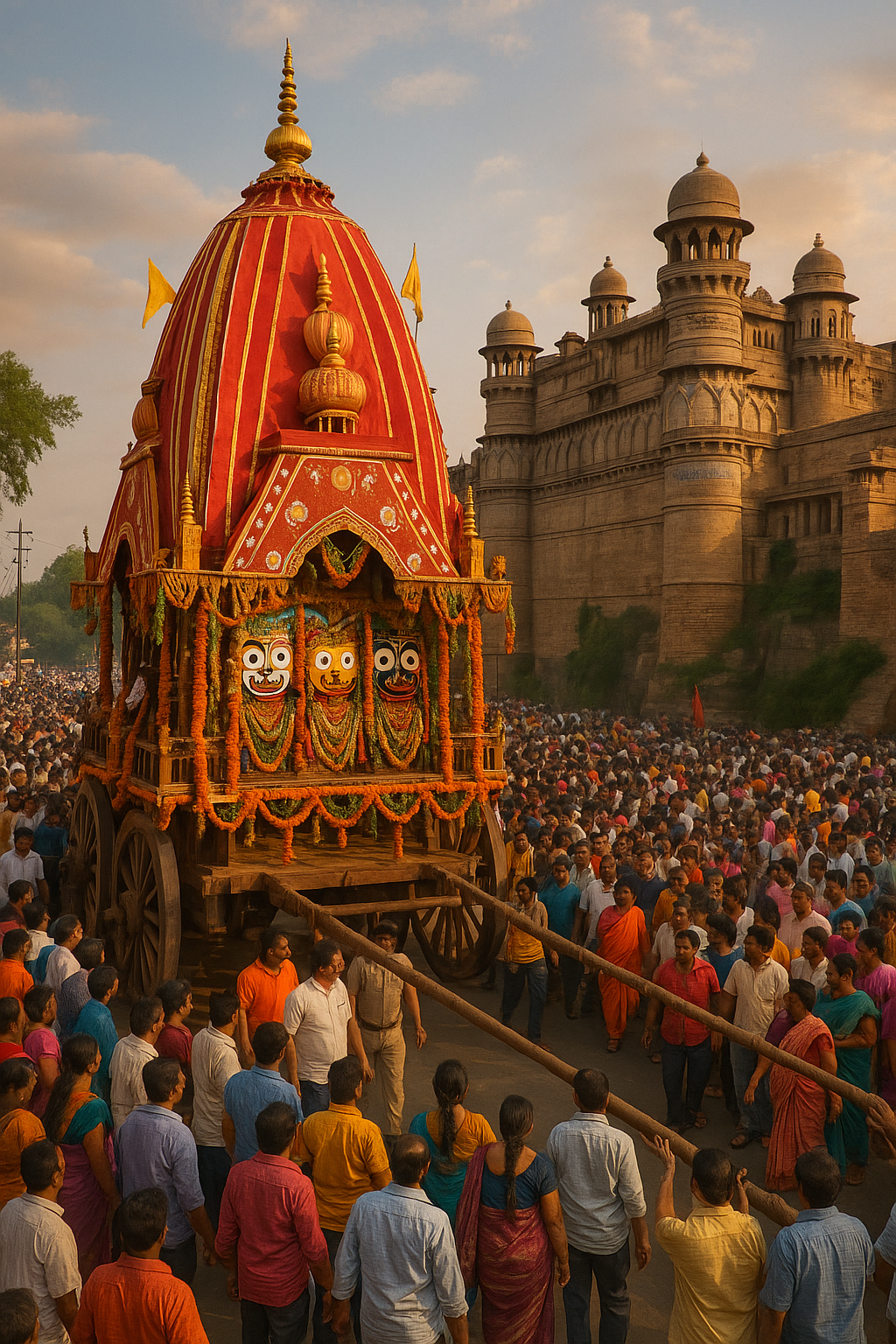 ग्वालियर में श्री जगन्नाथ रथयात्रा की भव्य तैयारियाँ